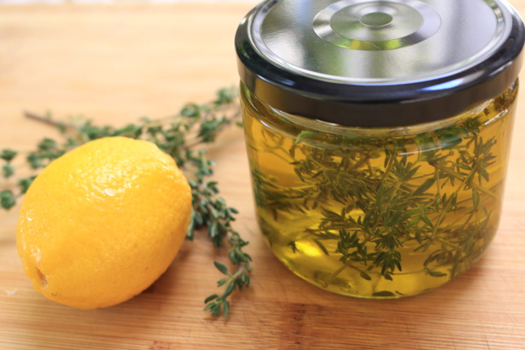 Thyme Lemon Infused Olive Oil