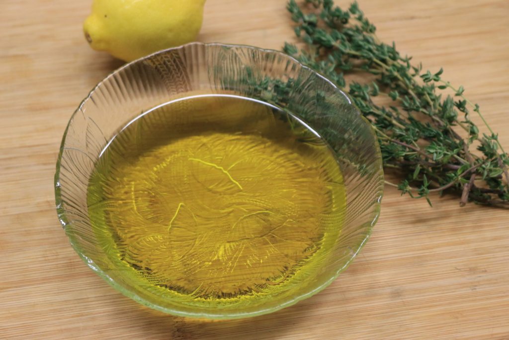 Lemon Thyme Infused Olive Oil Ingredients
